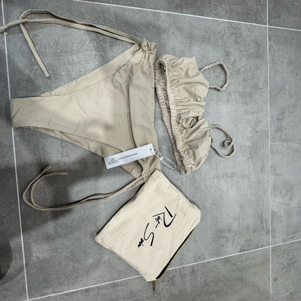 Riot Swim Coconut Bikini with Matching Pouch - Picture 4 of 6